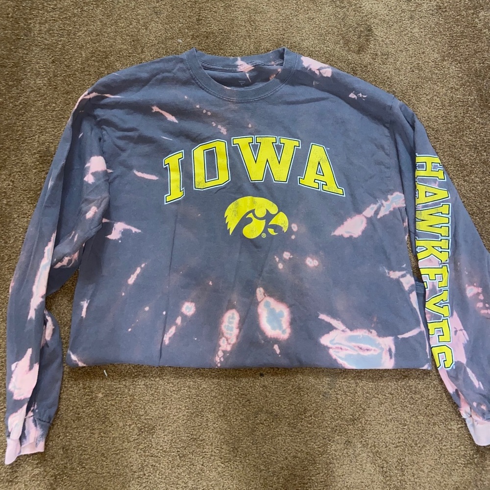 Tie-dye Iowa Hawkeyes women’s  long sleeve